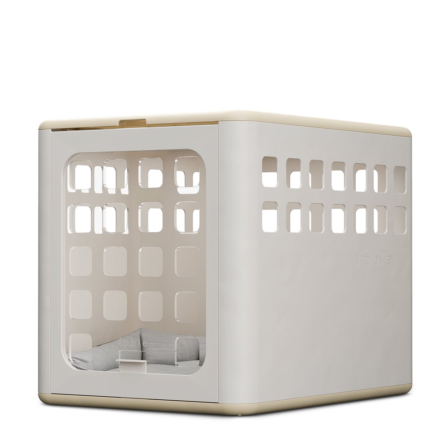 Modern Dog Crate & Side Table – 2 in 1